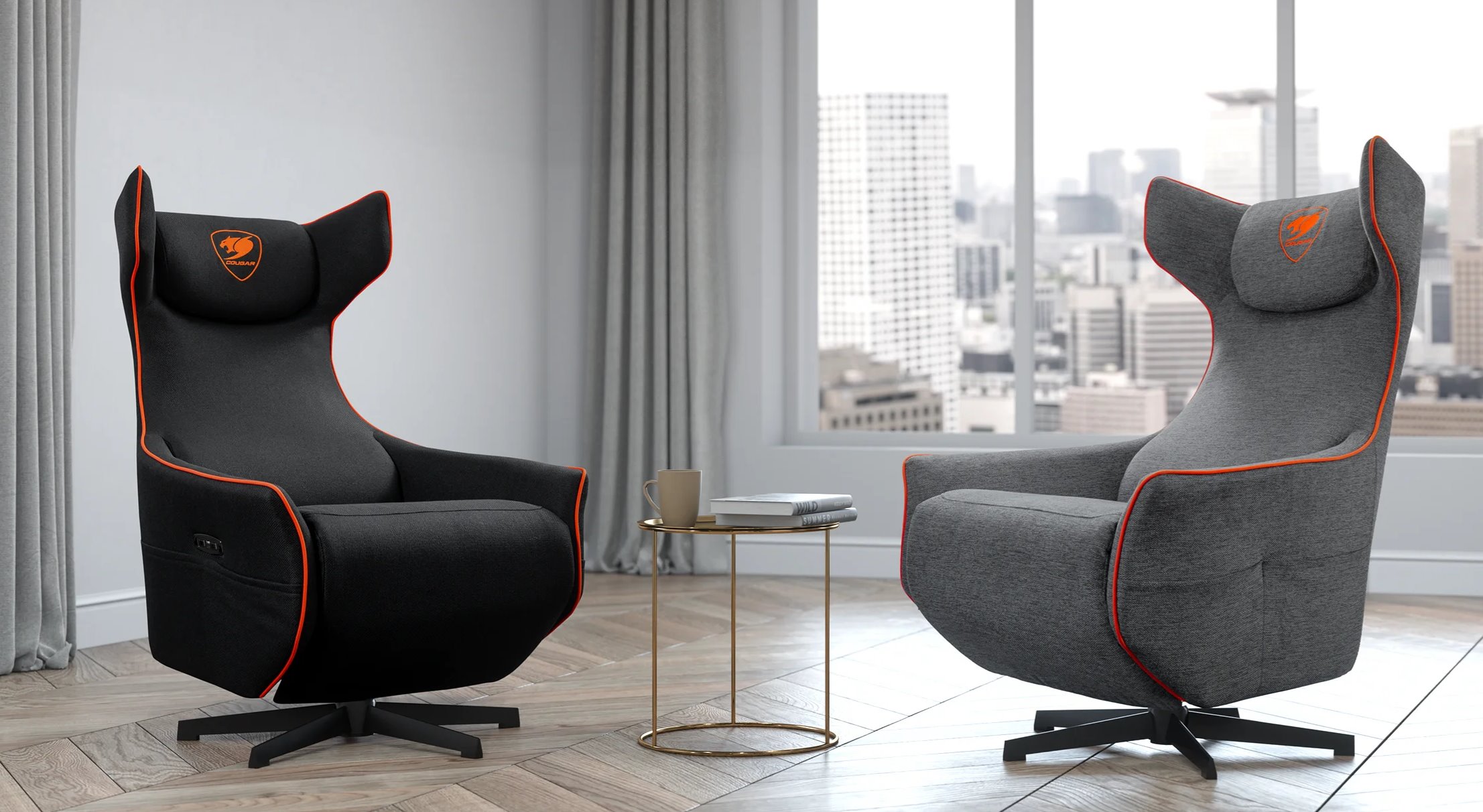 COUGAR herní křeslo MAGUS Orange/Black