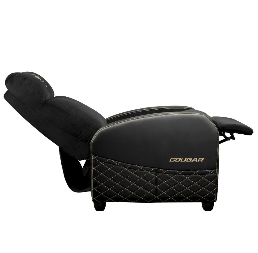 COUGAR herní křeslo RANGER ELITE GOLD - černá, gold, boční kapsy