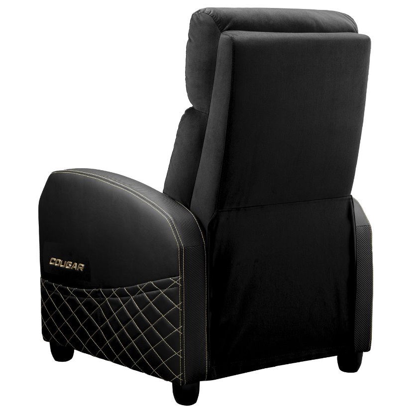 COUGAR herní křeslo RANGER ELITE GOLD - černá, gold, boční kapsy