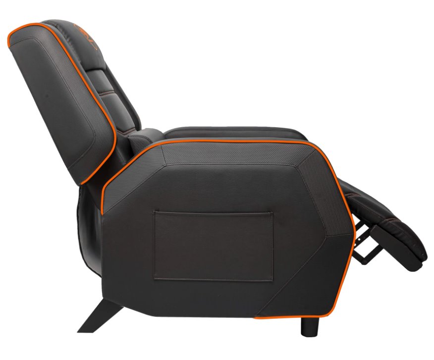 COUGAR herní křeslo RANGER S - černá/oranžová, boční kapsa