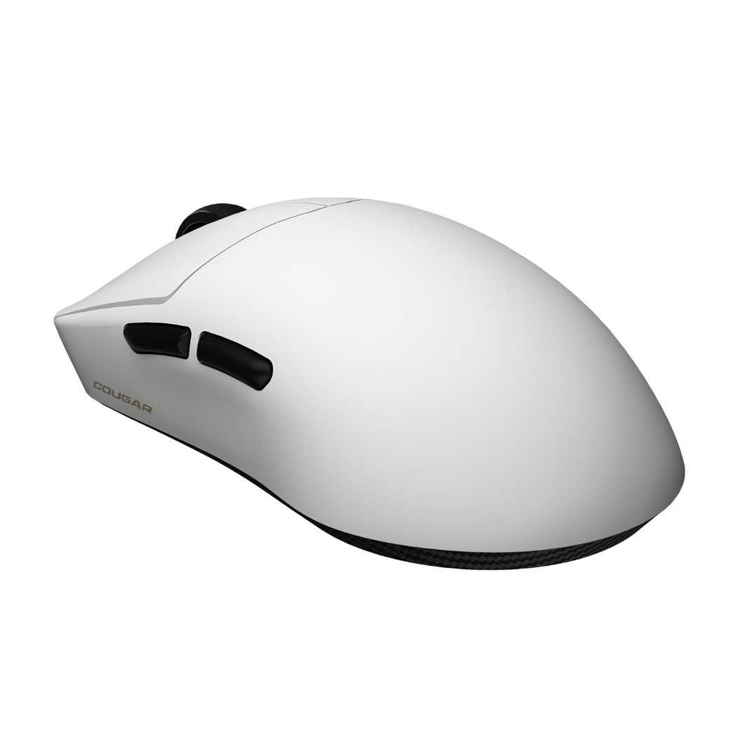 COUGAR herní myš bezdrátová/drátová REVENGER PRO 4K WHITE, čip PixArt 3395, 26000dpi, 650 IPS, 55g