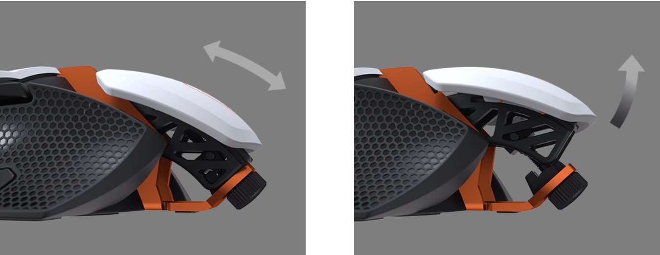 COUGAR herní myš drátová 700M Evo eSPORTS, optical, RGB, PMW-3389, 16000 DPI, white