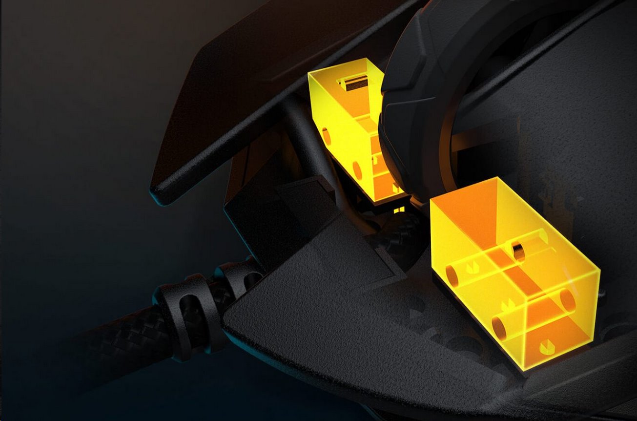 COUGAR herní myš drátová AIRBLADER čip PMW3389 16000dpi 62g light weight