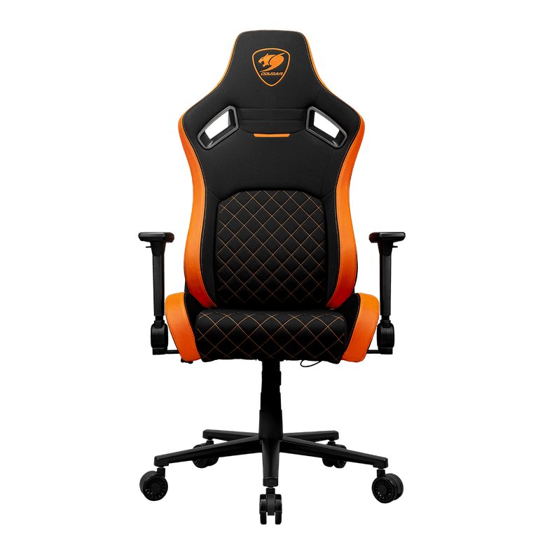 COUGAR herní židle DEFENSOR F (Tkaná látka) - černá/oranžová
