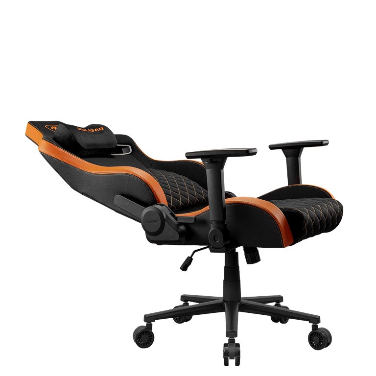 COUGAR herní židle DEFENSOR F (Tkaná látka) - černá/oranžová