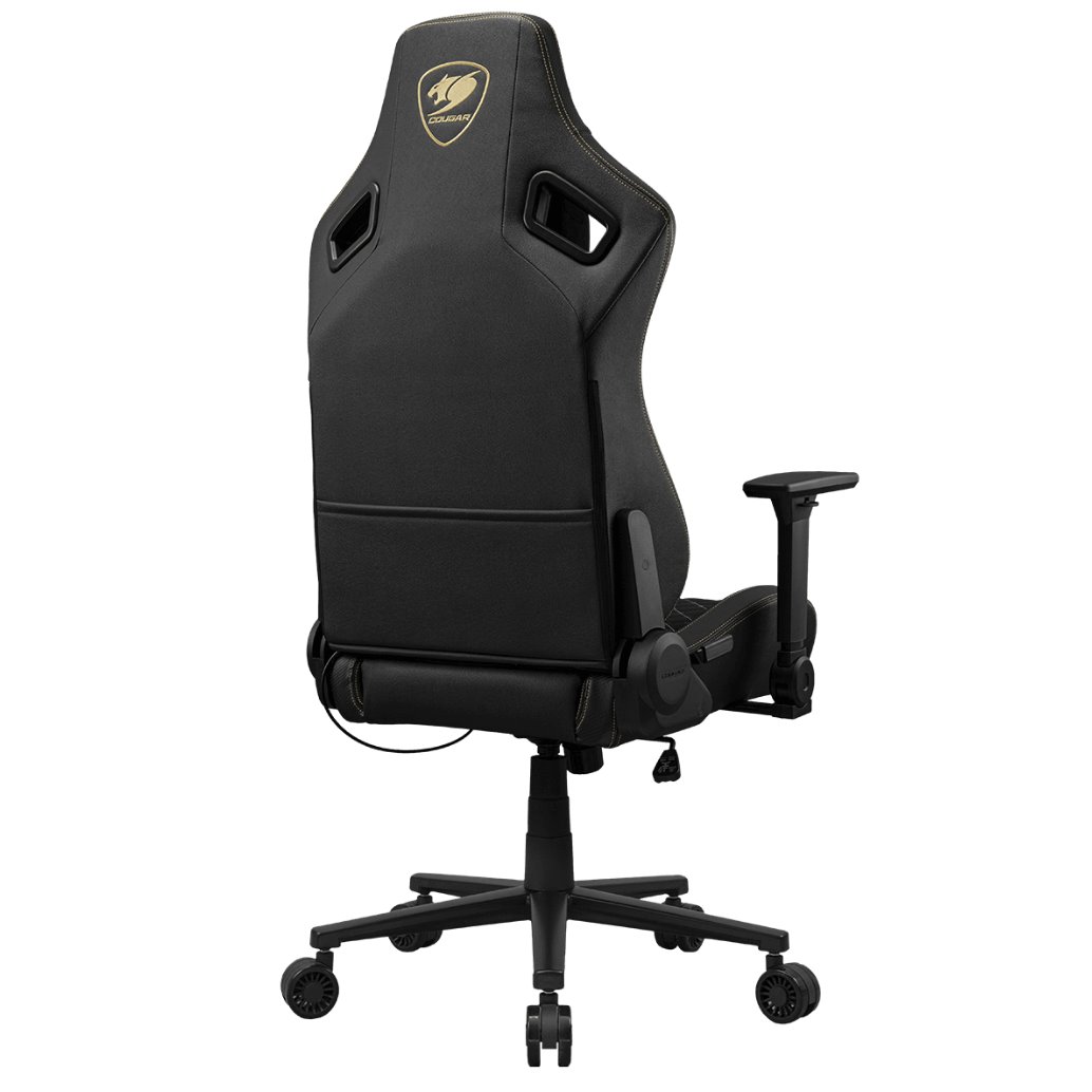 COUGAR herní židle DEFENSOR GOLD F (Tkaná látka) - černá/zlatá