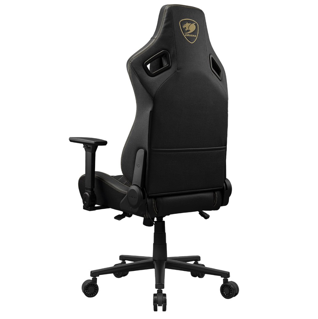COUGAR herní židle DEFENSOR GOLD F (Tkaná látka) - černá/zlatá