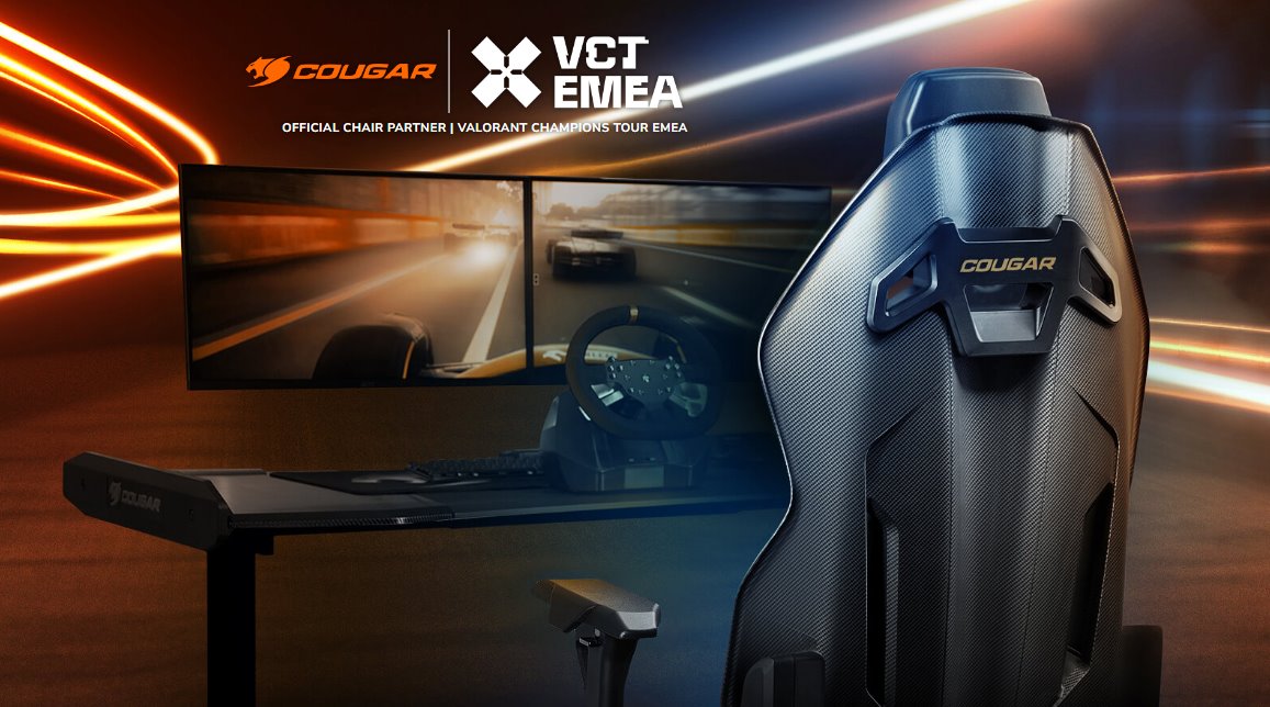 COUGAR herní židle HOTROD - černá/oranžová