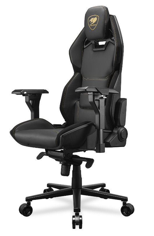 COUGAR herní židle HOTROD ROYAL - černá/zlatá