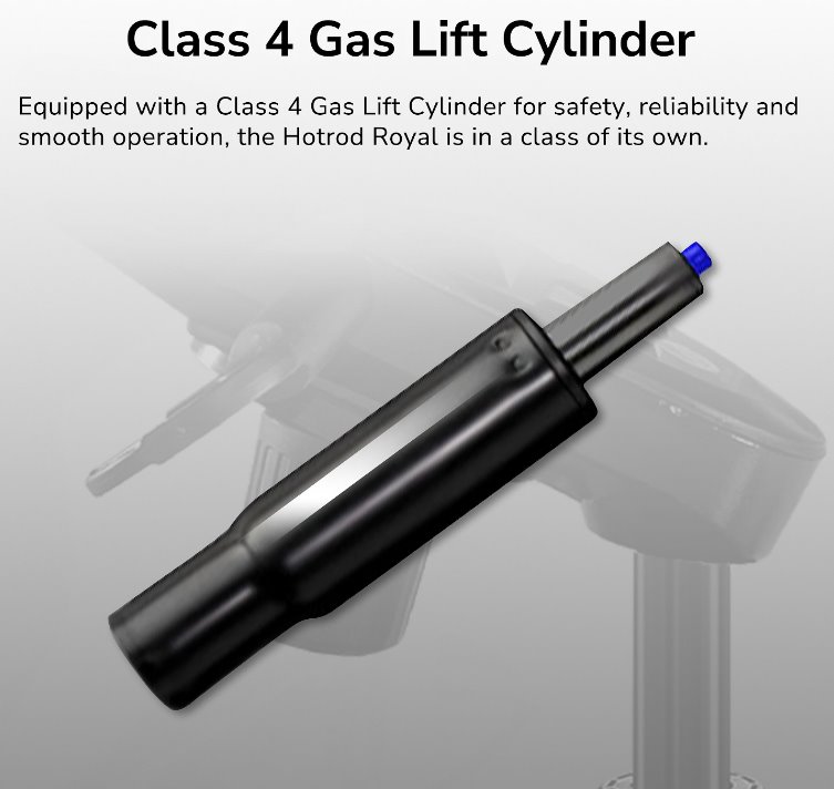 COUGAR herní židle HOTROD ROYAL - černá/zlatá