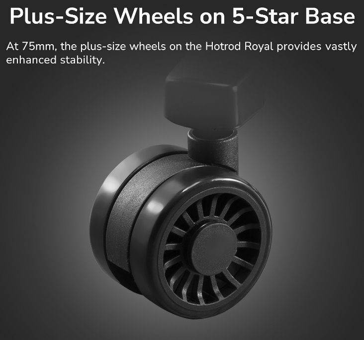 COUGAR herní židle HOTROD ROYAL - černá/zlatá