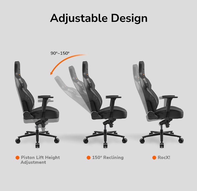 COUGAR herní židle NXSYS Aero - černá