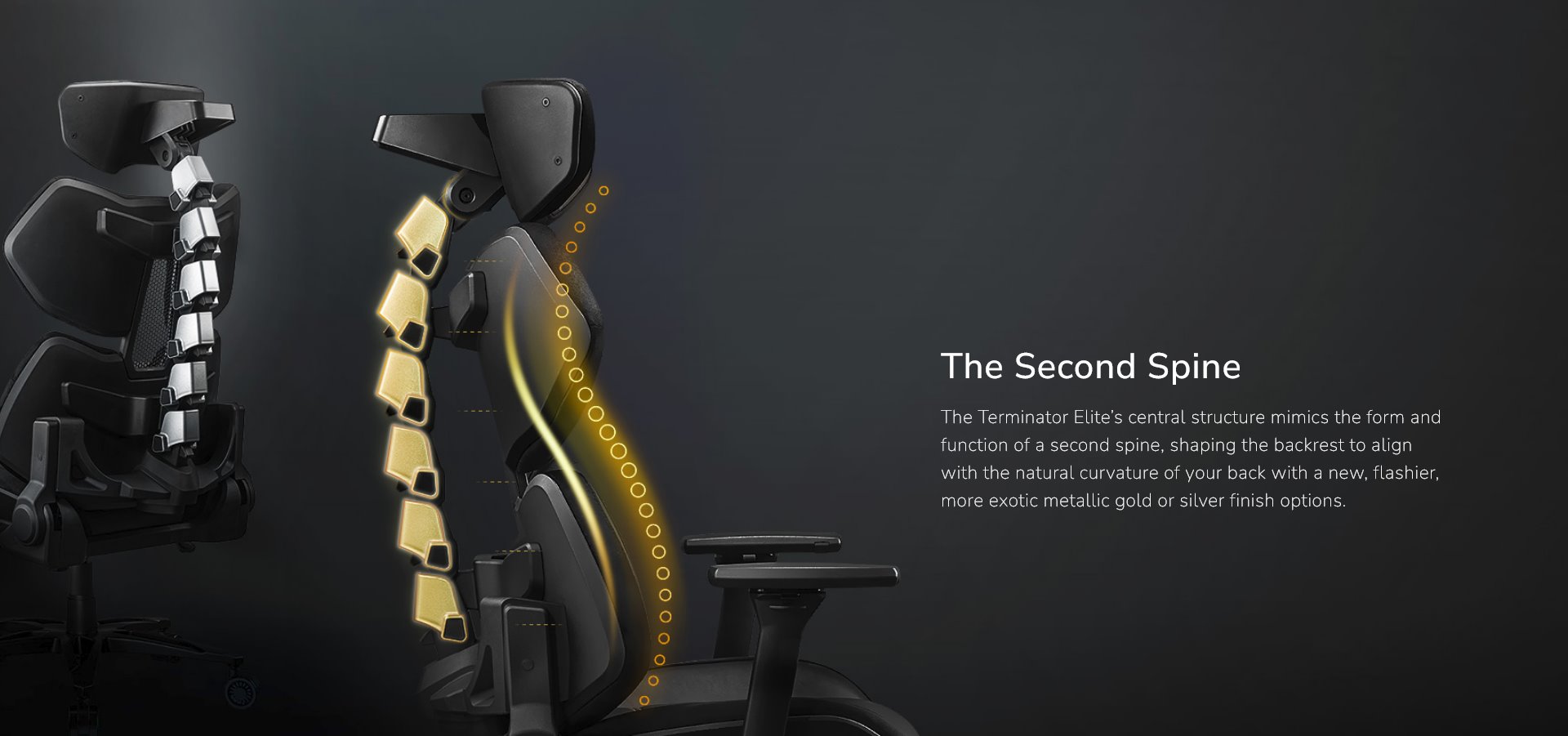 COUGAR herní židle TERMINATOR ELITE - černá