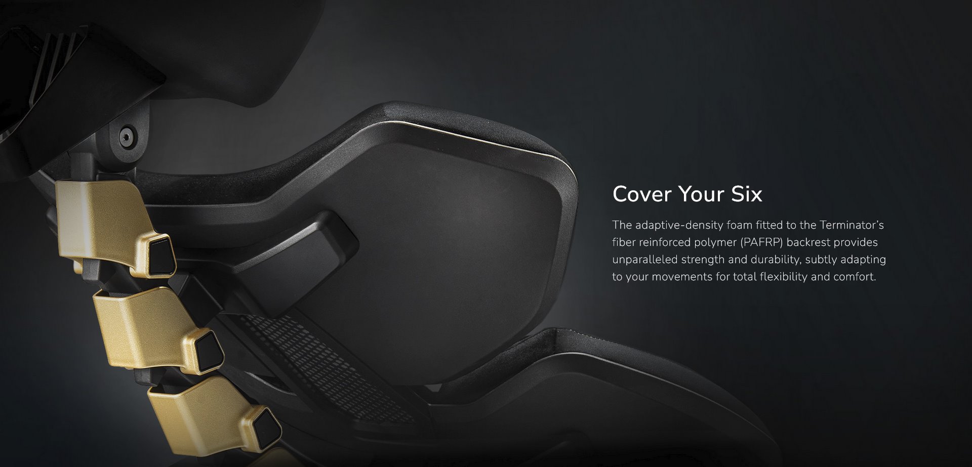 COUGAR herní židle TERMINATOR ELITE GOLD - černá/zlatá