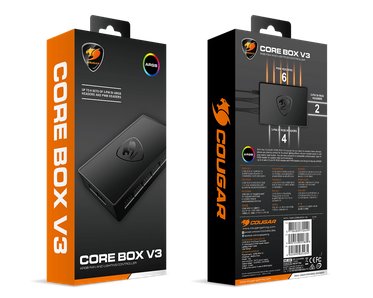 COUGAR kontroler chlazení CORE BOX v.3 ARGB PWM řídící jednotka ventilátorů 6x output