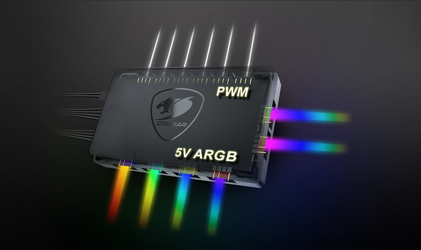 COUGAR kontroler chlazení CORE BOX v.3 ARGB PWM řídící jednotka ventilátorů 6x output