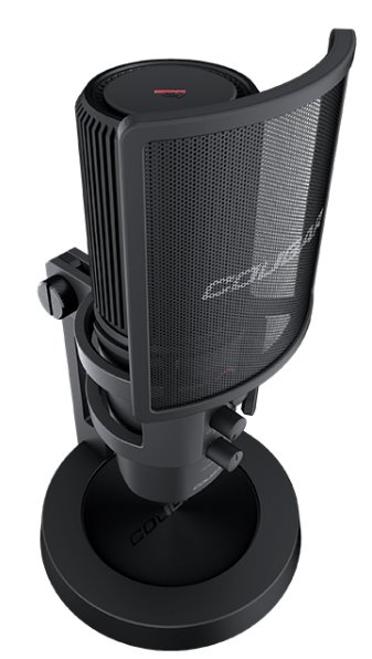 COUGAR mikrofón studio SCREAMER-X 3 Omni-Dimesion Mic Noise Reduction Pop Filter RGB Base