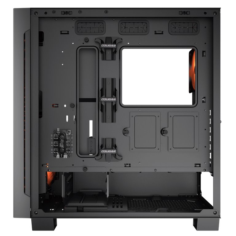 COUGAR PC skříň AIRFACE ECO RGB Black Mid Tower Airflow 2 x 180mm ARGB PWM Fans 1x 120mm ARGB Fan