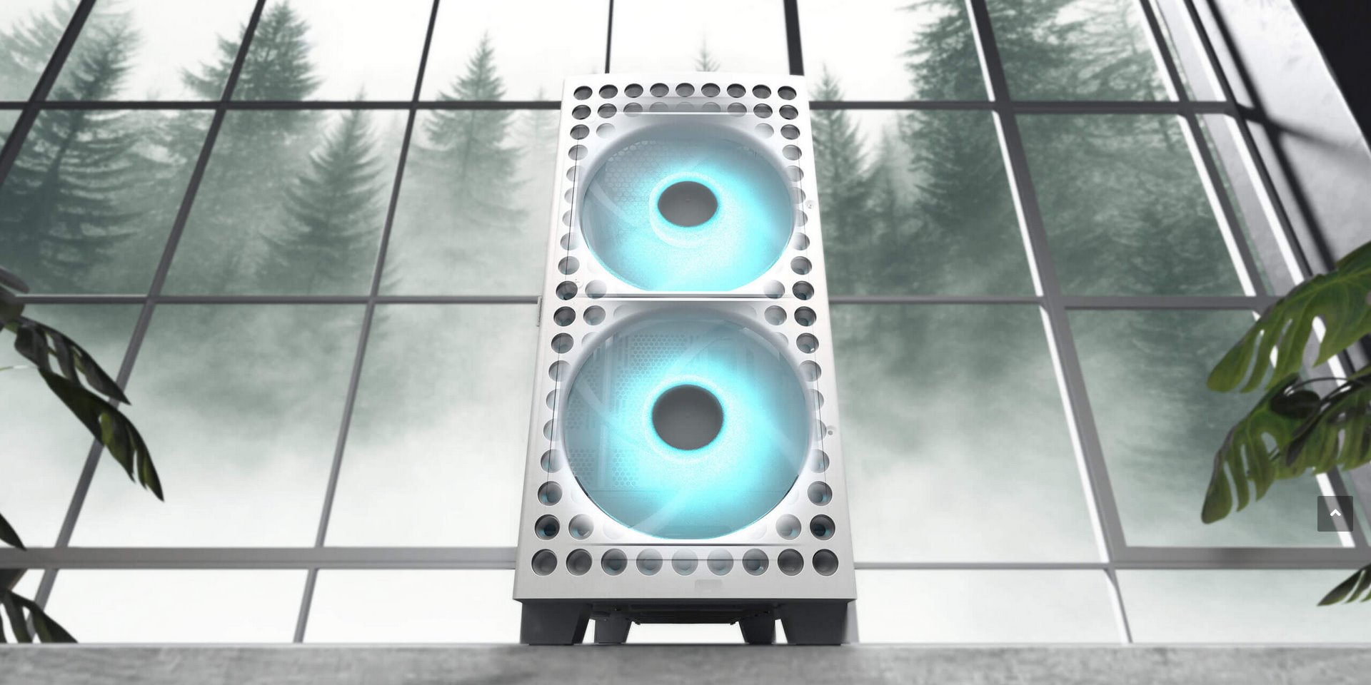 COUGAR PC skříň AIRFACE ECO RGB Black Mid Tower Airflow 2 x 180mm ARGB PWM Fans 1x 120mm ARGB Fan