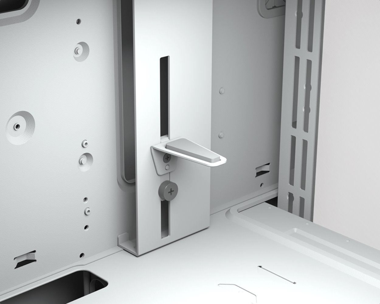 COUGAR PC skříň AIRFACE PRO RGB White Mid Tower Airflow Panel 3 x 120mm ARGB Fans 1x 120mm ARGB Fan TG Left Panel