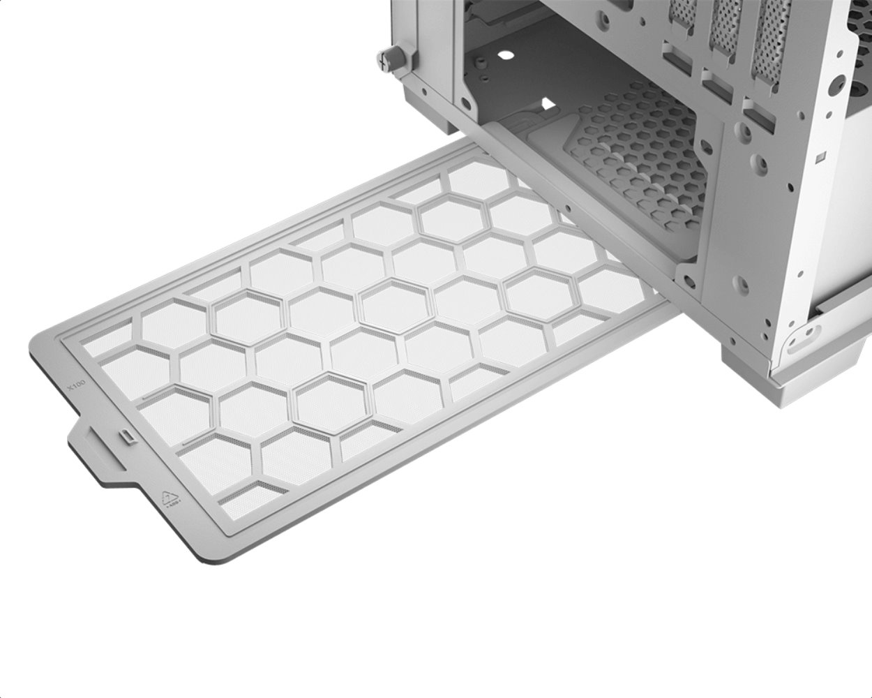 COUGAR PC skříň AIRFACE PRO RGB White Mid Tower Airflow Panel 3 x 120mm ARGB Fans 1x 120mm ARGB Fan TG Left Panel