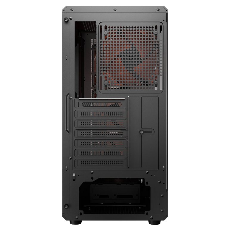 COUGAR PC skříň AIRFACE PURE PRO Black Mid Tower Mesh Front Panel 3 x 120mm ARGB Fan, Rear Panel 1x 120mm ARGB Fan