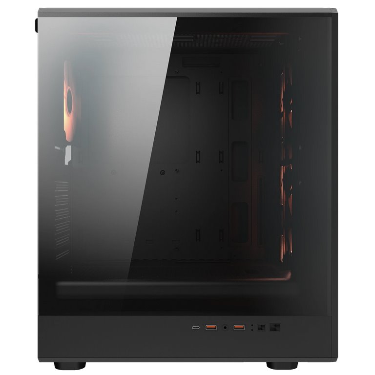 COUGAR PC skříň AIRFACE PURE PRO Black Mid Tower Mesh Front Panel 3 x 120mm ARGB Fan, Rear Panel 1x 120mm ARGB Fan