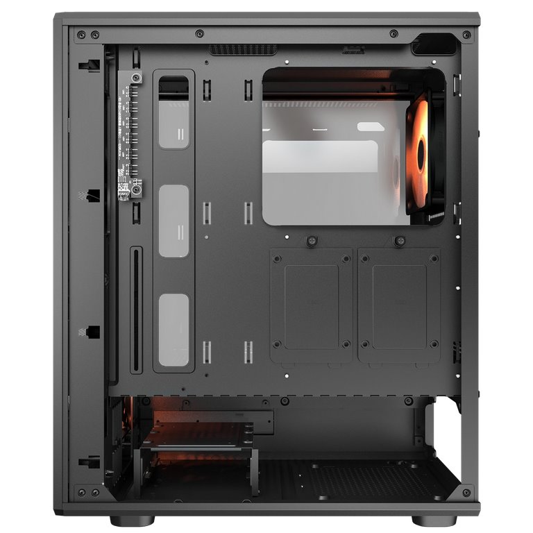 COUGAR PC skříň AIRFACE PURE PRO Black Mid Tower Mesh Front Panel 3 x 120mm ARGB Fan, Rear Panel 1x 120mm ARGB Fan