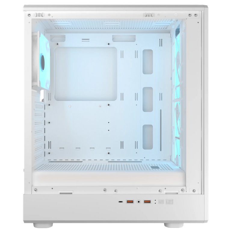 COUGAR PC skříň AIRFACE PURE PRO White Mid Tower Mesh Front Panel 3 x 120mm ARGB Fan, Rear Panel 1x 120mm ARGB Fan