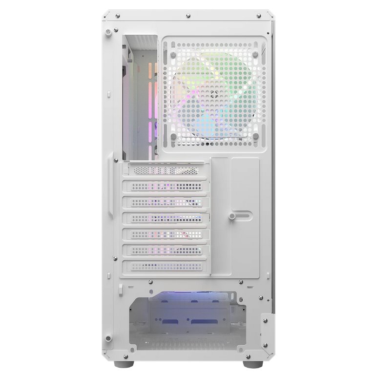 COUGAR PC skříň AIRFACE PURE RGB White Mid Tower Mesh Front Panel 3 x 120mm ARGB Fan, Rear Panel 1x 120mm ARGB Fan