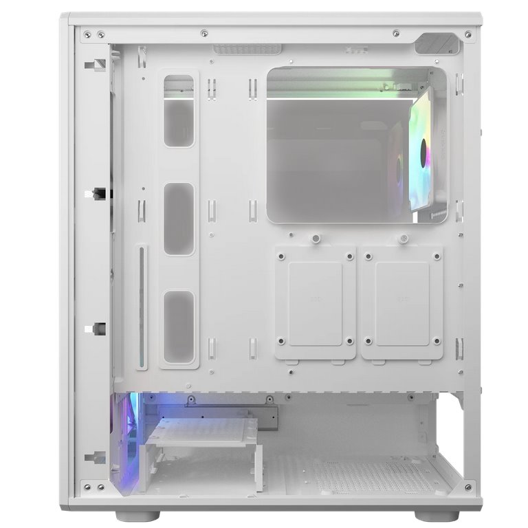 COUGAR PC skříň AIRFACE PURE RGB White Mid Tower Mesh Front Panel 3 x 120mm ARGB Fan, Rear Panel 1x 120mm ARGB Fan