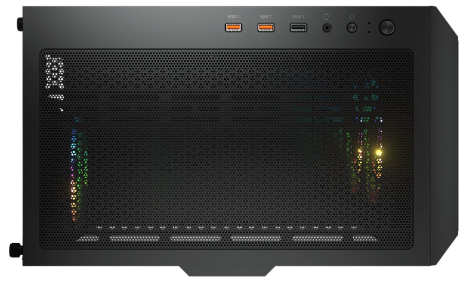 COUGAR PC skříň AIRFACE RGB Black Mid Tower Mesh Front Panel 2 x 140mm ARGB Fans 1x 120mm ARGB Fan TG Left Panel