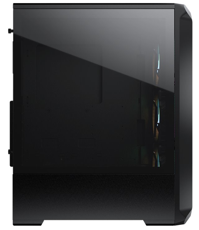 COUGAR PC skříň ARCHON 2 Mesh RGB Black Mid Tower Mesh Front Panel 3 x ARGB Fans 3mm TG Left Panel + COUGAR PSU STC600