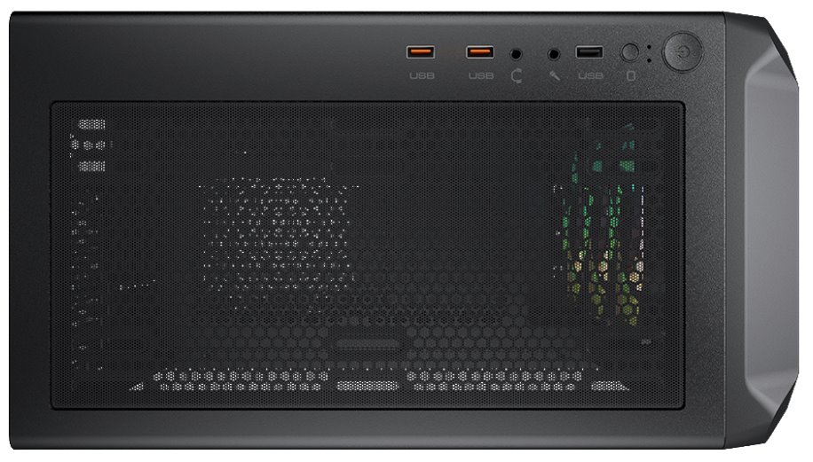 COUGAR PC skříň ARCHON 2 Mesh RGB Black Mid Tower Mesh Front Panel 3 x ARGB Fans 3mm TG Left Panel