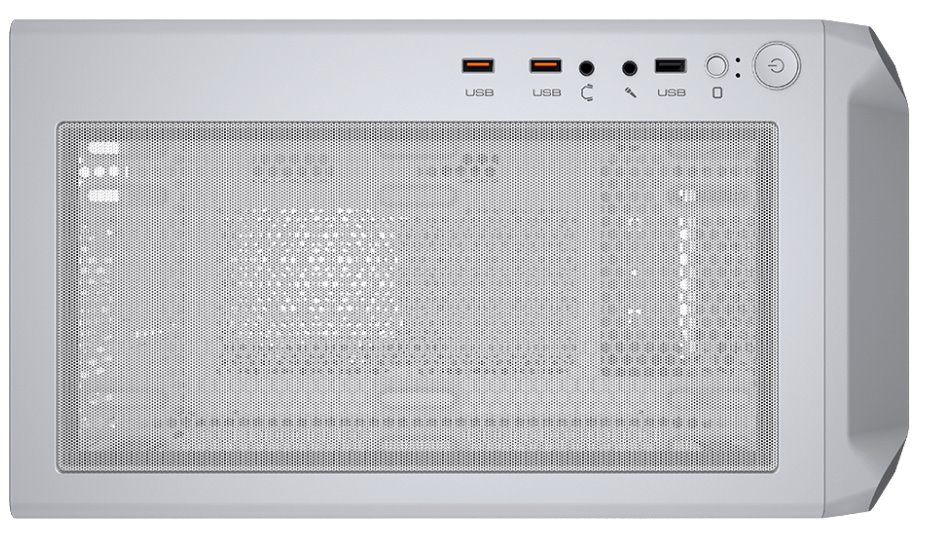 COUGAR PC skříň ARCHON 2 Mesh RGB White Mid Tower Mesh Front Panel 3 x ARGB Fans 3mm TG Left Panel + COUGAR PSU STC600