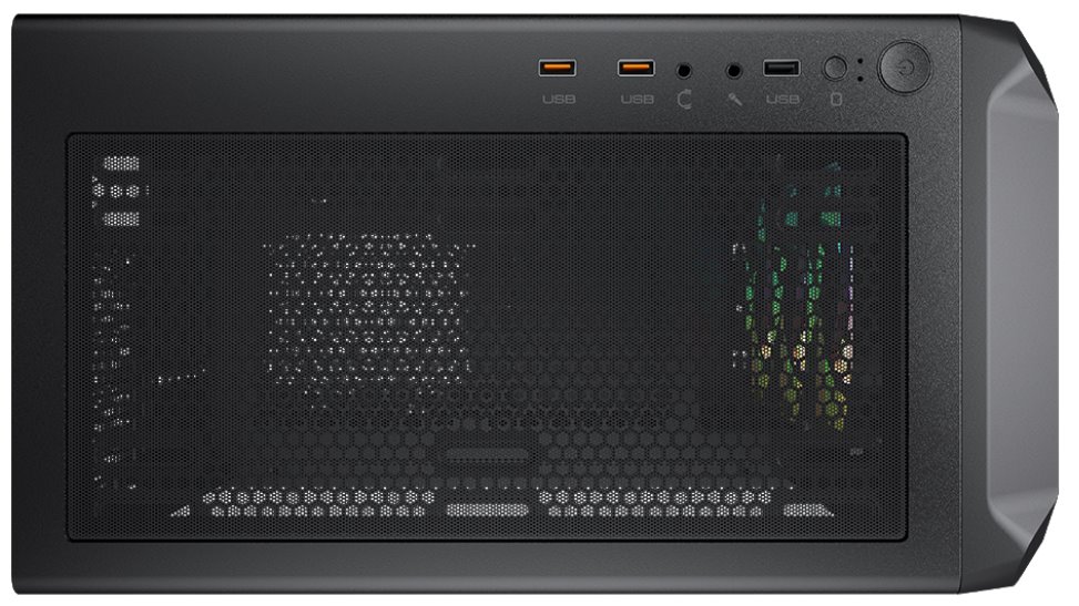 COUGAR PC skříň ARCHON 2 RGB Black Mid Tower TG Front Panel 3 x ARGB Fans 3mm TG Left Panel
