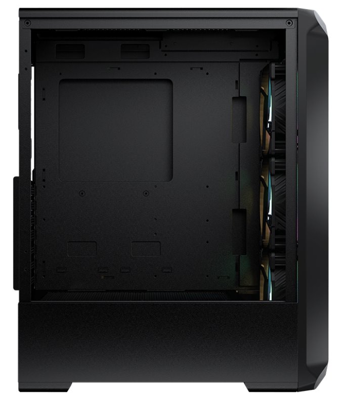 COUGAR PC skříň ARCHON 2 RGB Black Mid Tower TG Front Panel 3 x ARGB Fans 3mm TG Left Panel