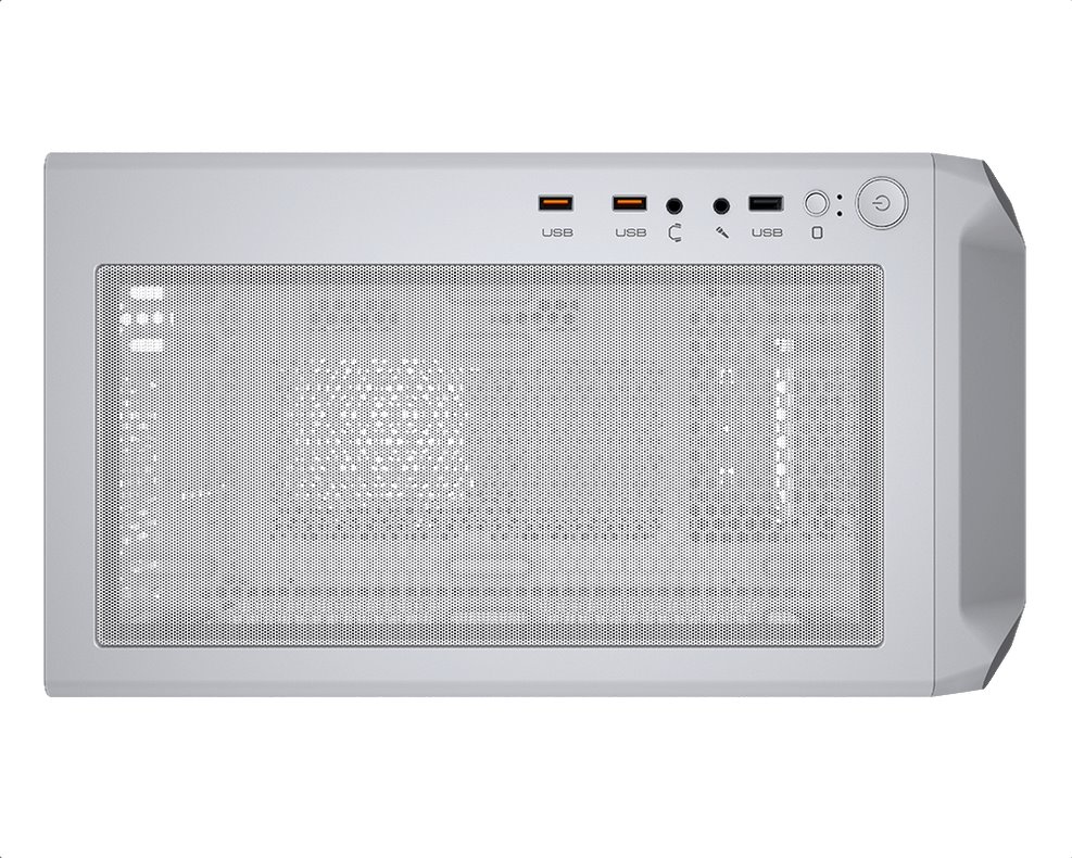 COUGAR PC skříň ARCHON 2 RGB White Mid Tower TG Front Panel 3 x ARGB Fans 3mm TG Left Panel