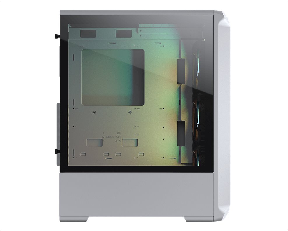 COUGAR PC skříň ARCHON 2 RGB White Mid Tower TG Front Panel 3 x ARGB Fans 3mm TG Left Panel