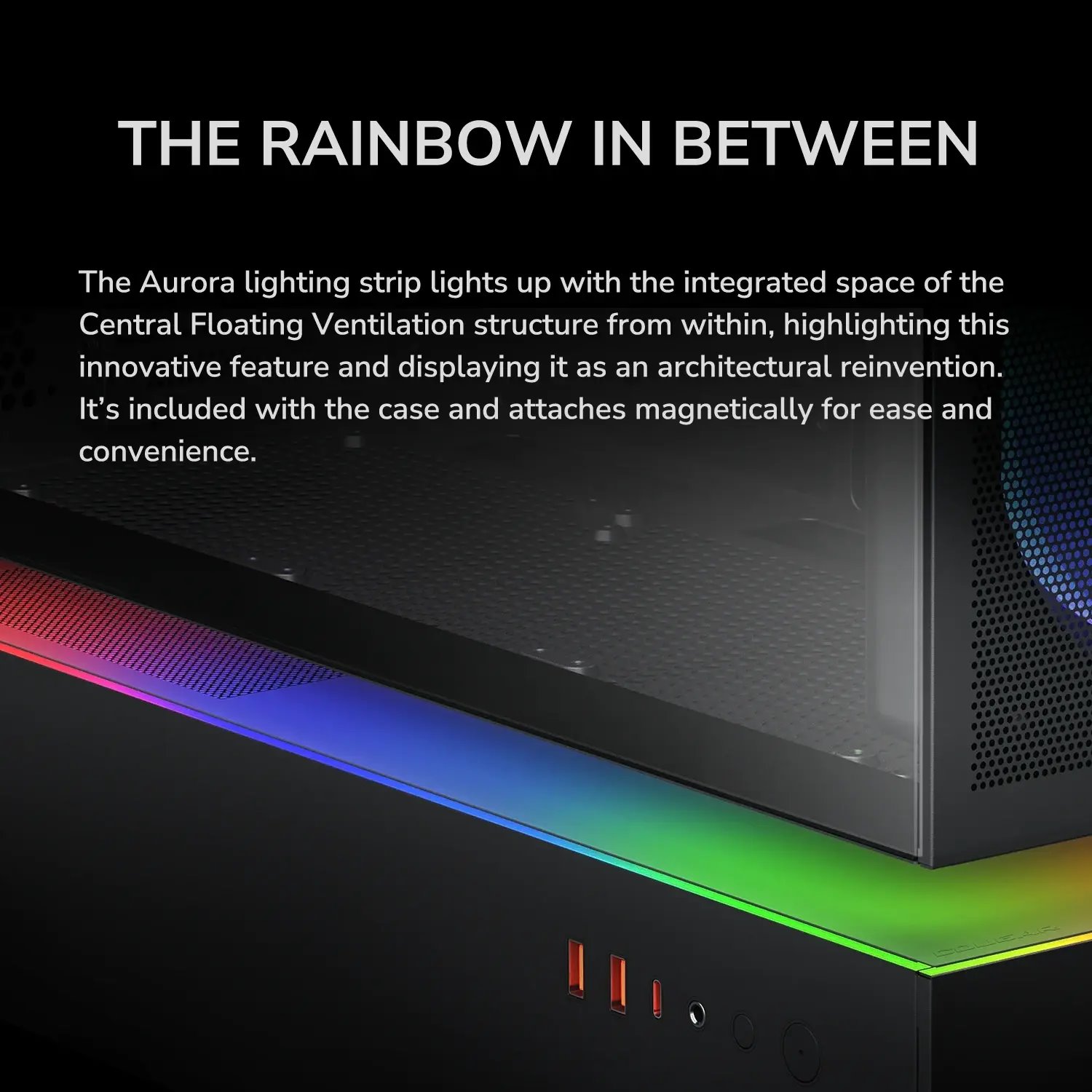 COUGAR PC skříň CFV235 Mesh Black Mid