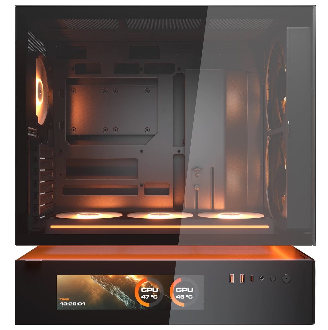 COUGAR PC skříň CFV235 Mesh Vision Black Mid