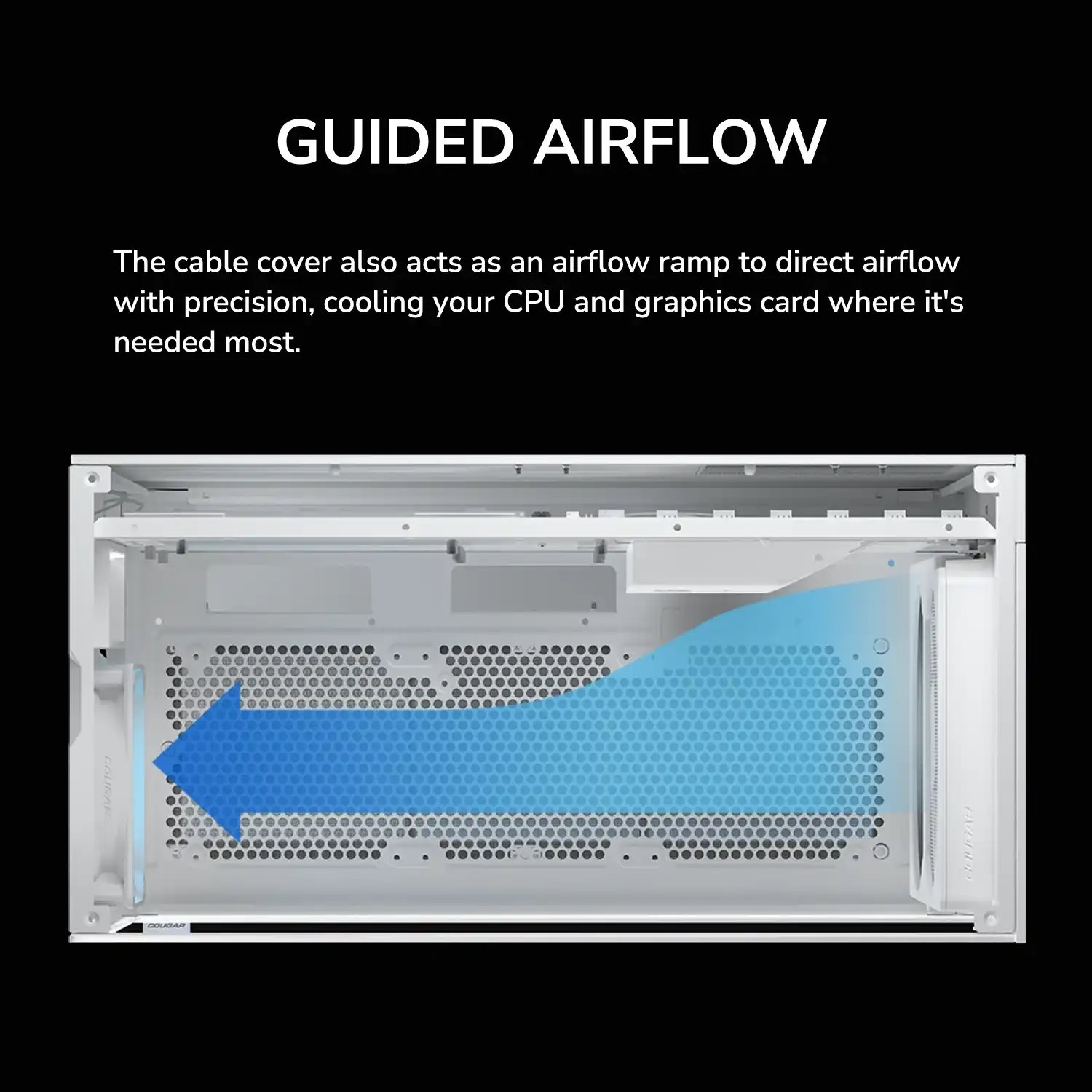 COUGAR PC skříň CFV235 Mesh Vision Black Mid