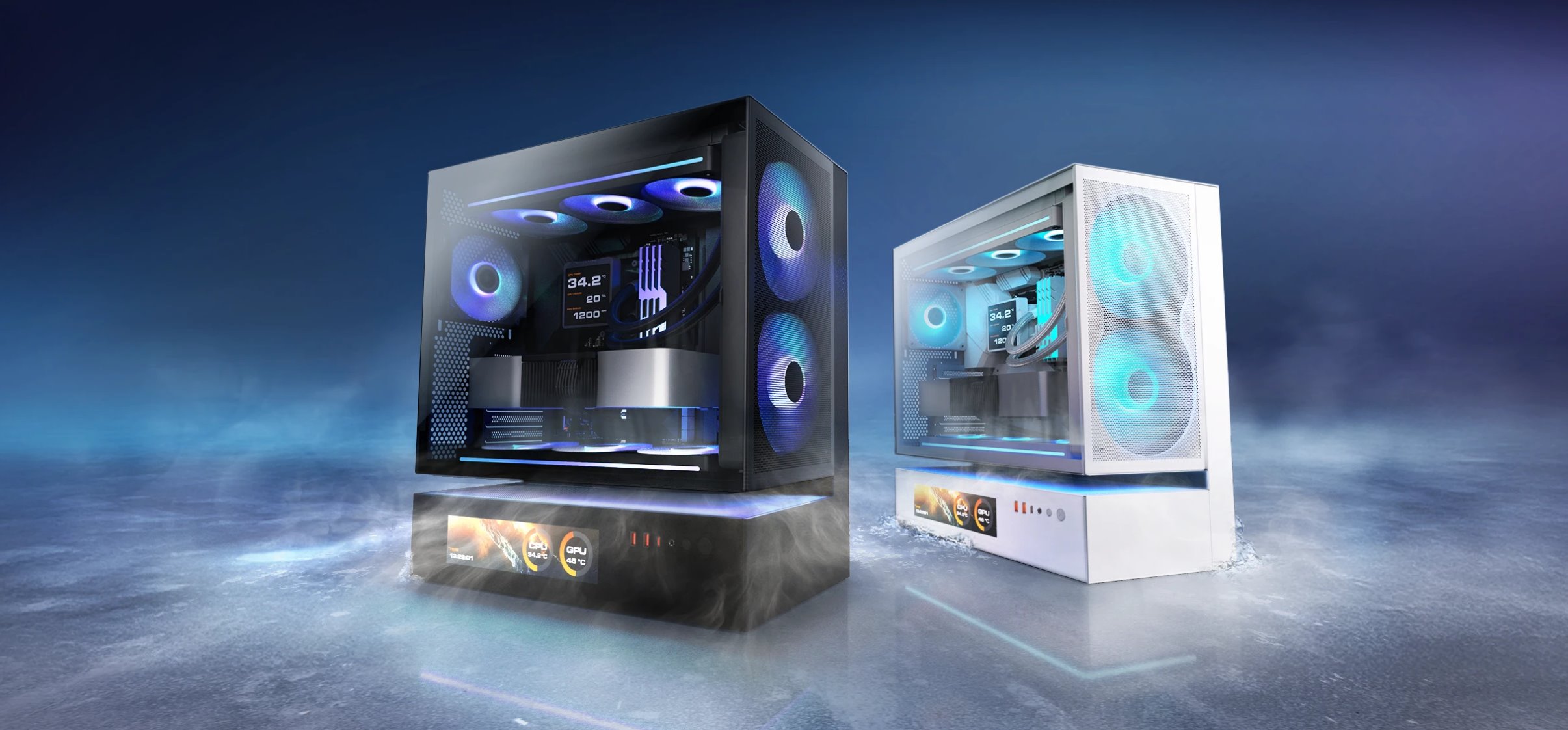 COUGAR PC skříň CFV235 Mesh Vision Black Mid