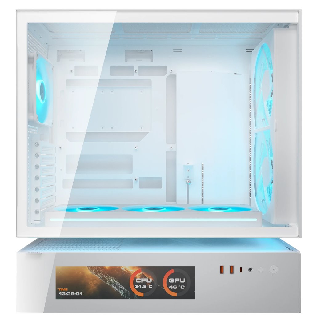 COUGAR PC skříň CFV235 Mesh Vision White Mid