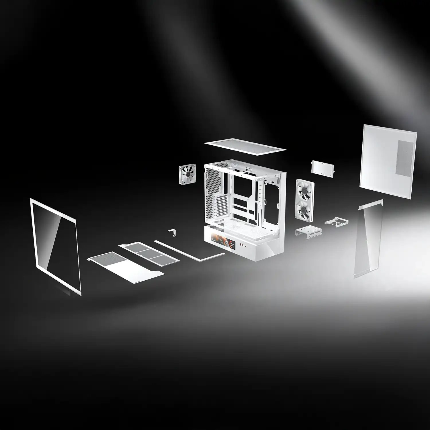 COUGAR PC skříň CFV235 White Vision Mid