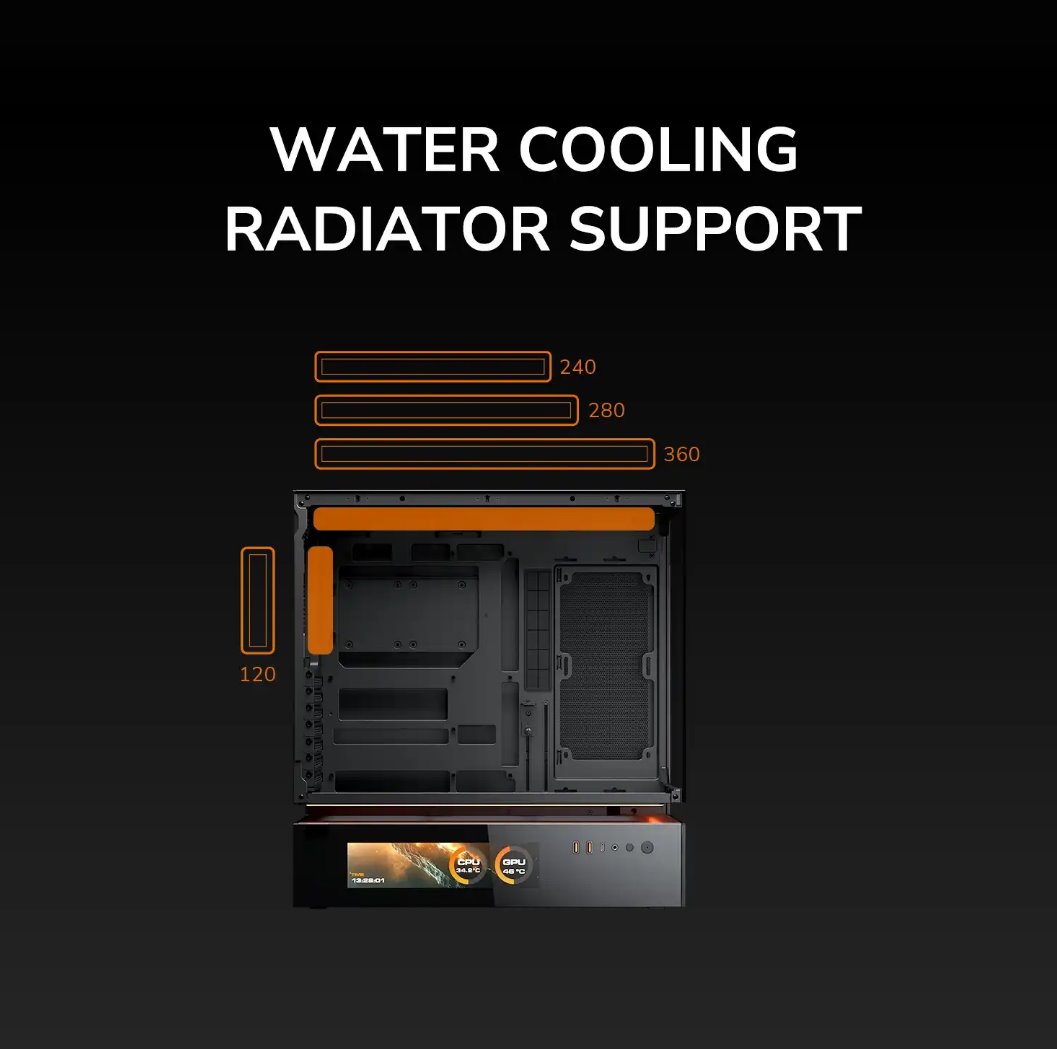 COUGAR PC skříň CFV235 White Vision Mid