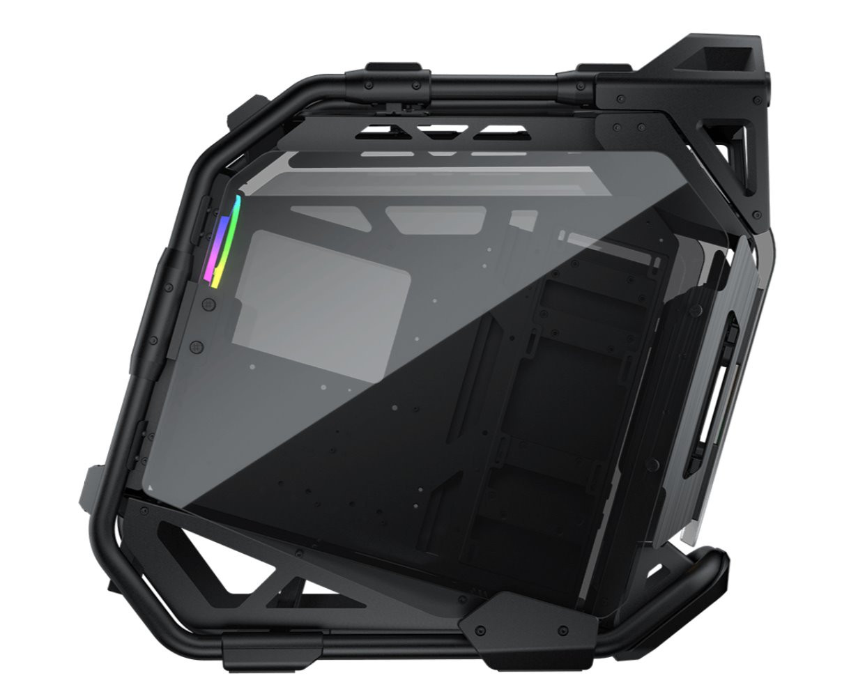 COUGAR PC skříň CRATUS Mid Tower Integrated ARGB Lighting fans 2x120mm front,1x120mm rear