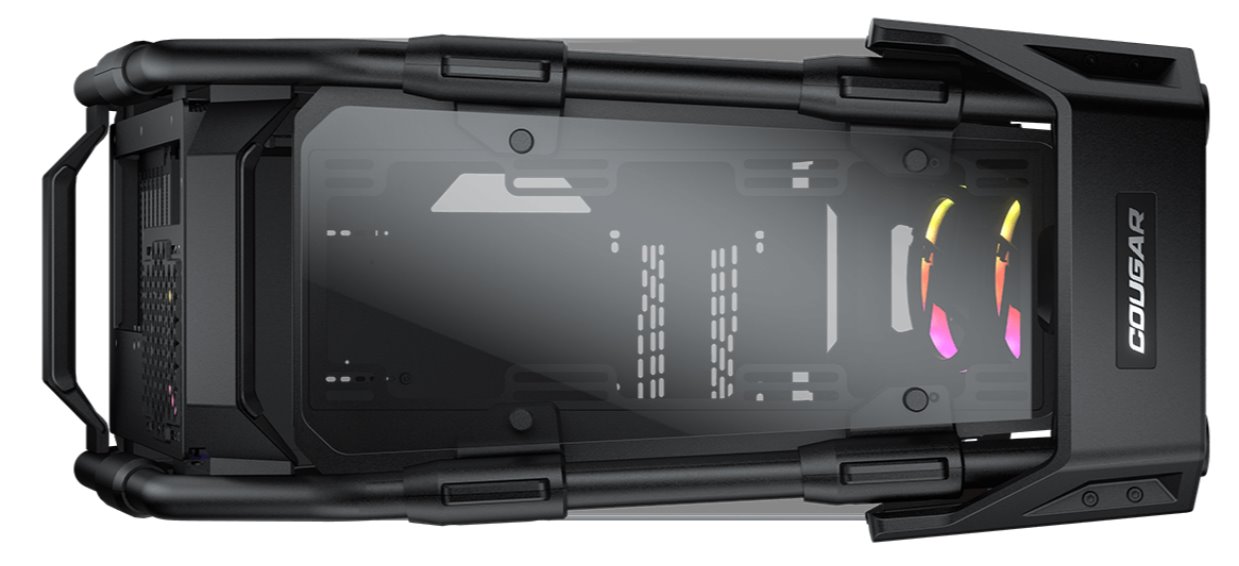 COUGAR PC skříň CRATUS Mid Tower Integrated ARGB Lighting fans 2x120mm front,1x120mm rear
