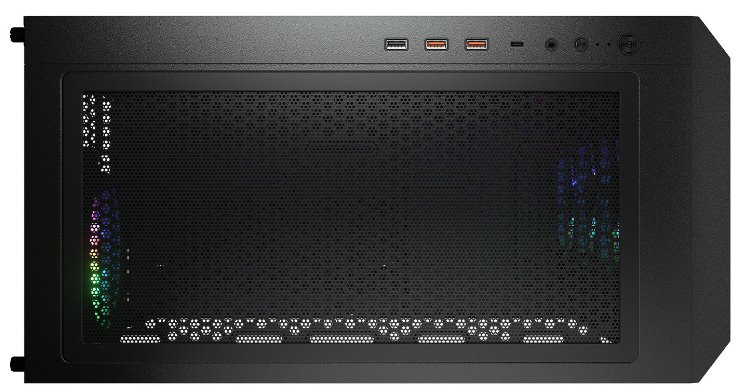 COUGAR PC skříň DUOFACE Pro RGB Black Mid Tower TG & Airflow Front Panel 4 x ARGB Fans TG Left Panel