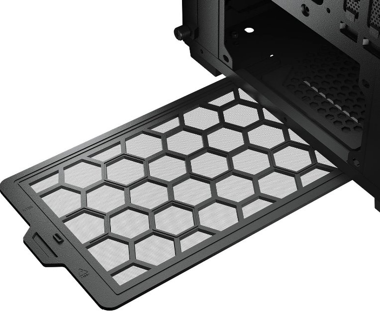 COUGAR PC skříň DUOFACE Pro RGB Black Mid Tower TG & Airflow Front Panel 4 x ARGB Fans TG Left Panel